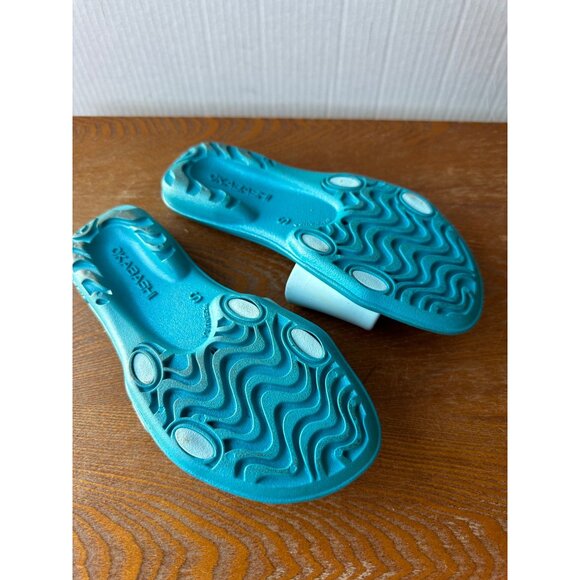 Women's Okabashi Slip On Slides Blue Size S Sku 2942 - Picture 5 of 6